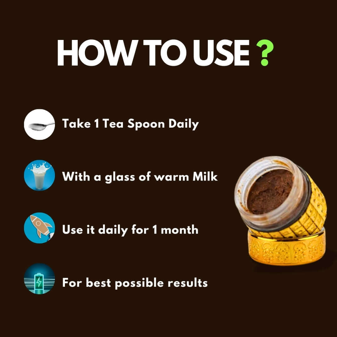How to Use Majoon-e-Shifa | Take 1 Teaspoon Daily with Warm Milk for Best Results – Herbal Remedy for Men