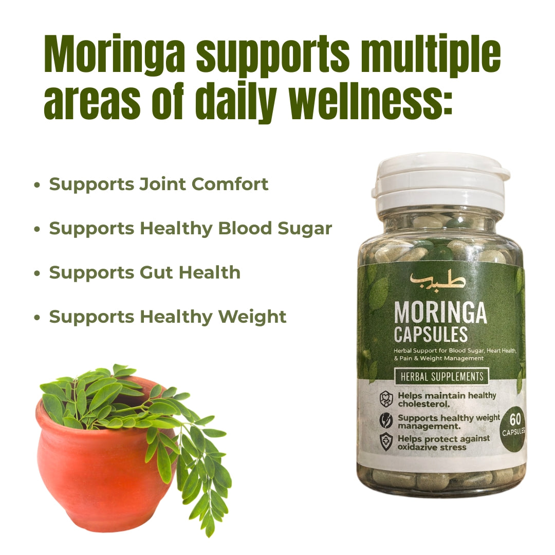 Moringa Capsules | Nature’s Green Miracle (60 Capsules)